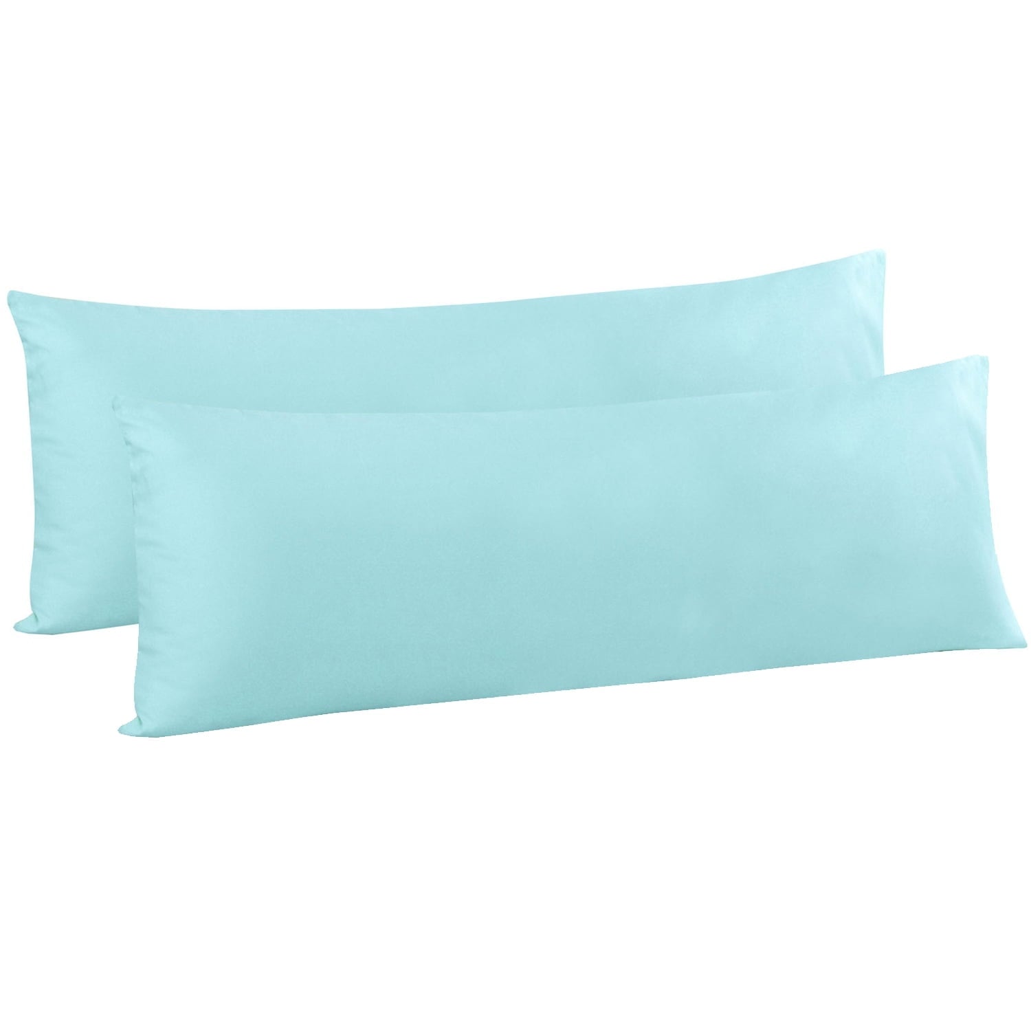 Flxxie 100% Brushed Microfiber Body Pillow Cover, Ultra Soft and Cozy Full Body Pillowcase for Adults, 20" x 54", Dark Gray (Not Include Body Pillow)