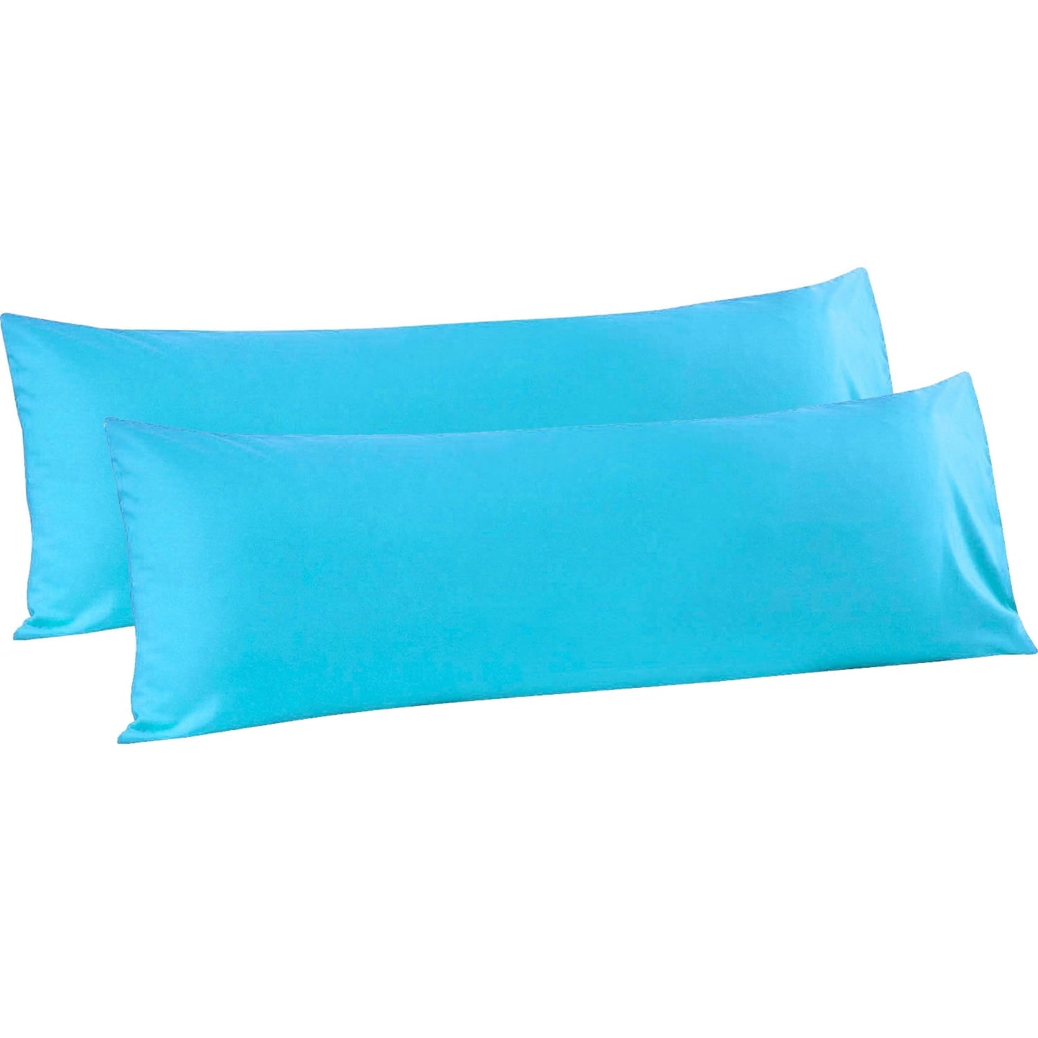 Flxxie 100% Brushed Microfiber Body Pillow Cover, Ultra Soft and Cozy Full Body Pillowcase for Adults, 20" x 54", Dark Gray (Not Include Body Pillow)